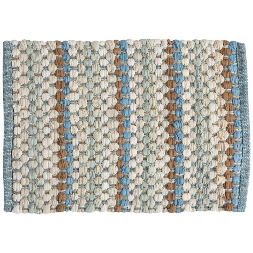 Park Designs -  Jordan Chindi Blue Stripe Placemat Se Blue